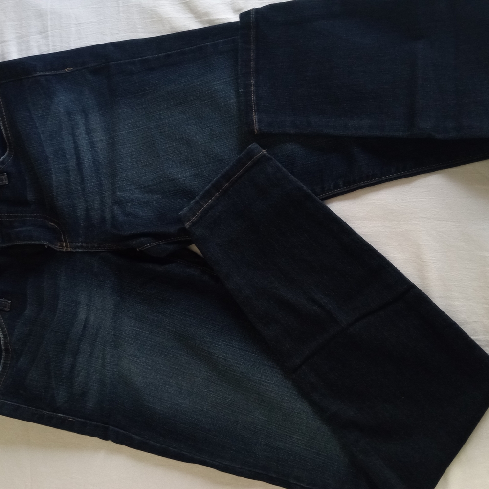 Judy Blue Skinny Jeans in Classic Blue with Distressed Look